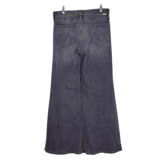 Mother The Roller Heel Flared Wide Leg Jeans X Marks The Spot Gray USA Size 30 - Picture 5 of 12